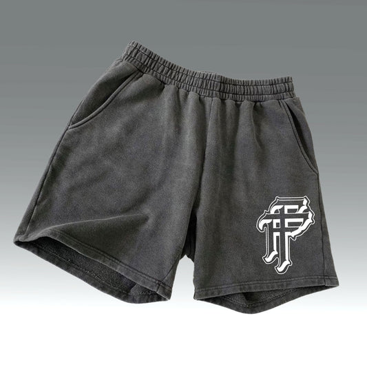 Stone wash Sweat Shorts